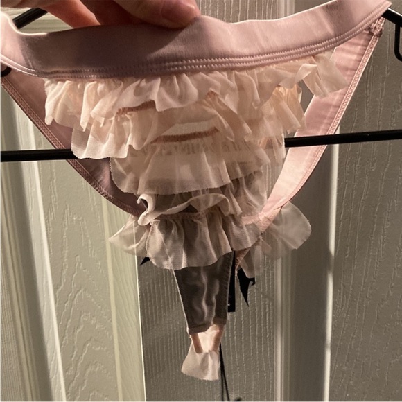 Bebe pussycat dolls lace up tank & thong collectible item Y2K - Picture 4 of 11